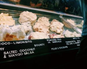 Come on, poached figs in marsala gelato? How can you say no to that. 